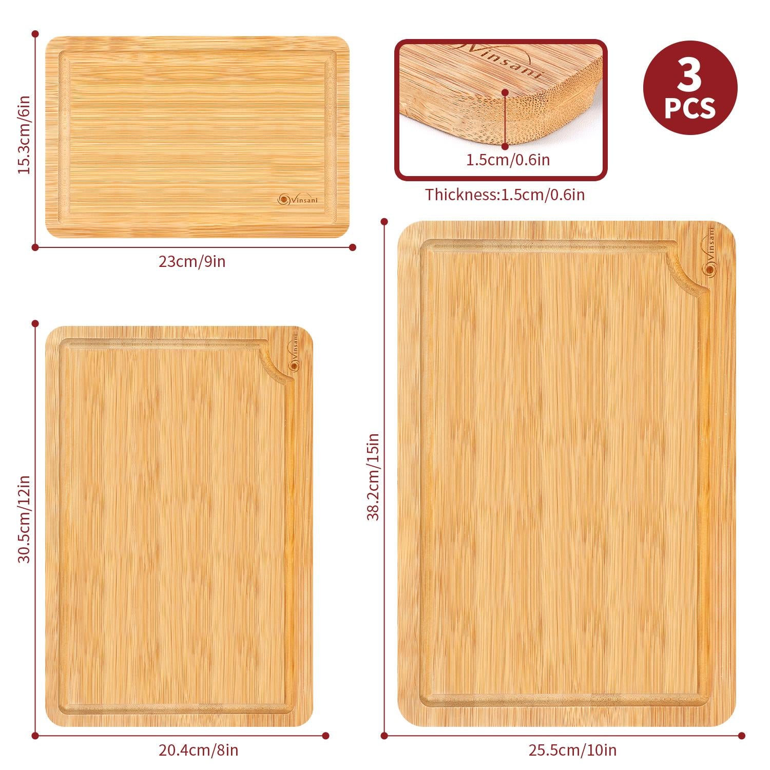 VINSANI BAMBOO CHOPPING BOARD 1010196