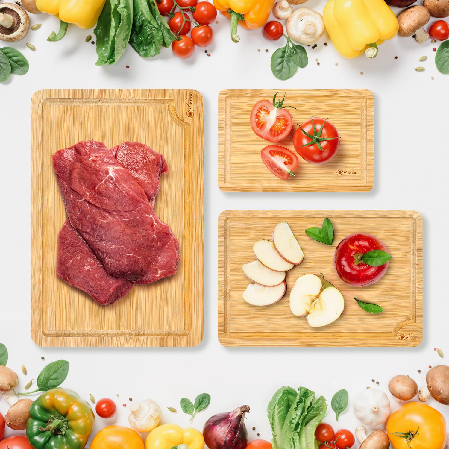 VINSANI BAMBOO CHOPPING BOARD 1010196